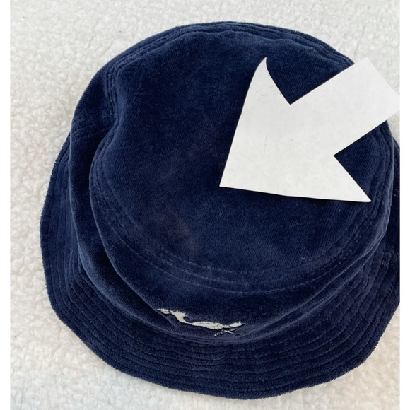 RUSSELL ATHLETIC • Navy Blue Terrorbird Media Terry Cloth Bucket Hat - Picture 9 of 16